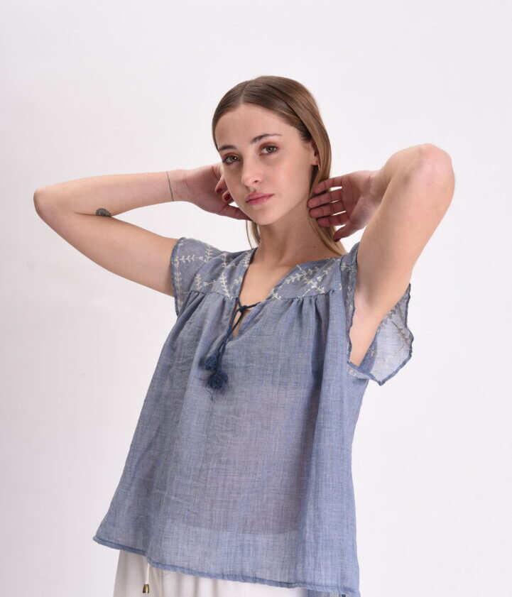 BLUSA COMBINADA BRODERY